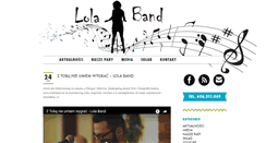 Desktop Screenshot of lolaband.pl
